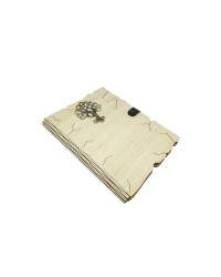 Ahşap Mdf Kapaklı Sarmaşık Ağaç Desenli Spiralli Kraft Yapraklı Defter Ahşap Mdf Kapaklı Sarmaşık Ağaç Desenli Spiralli Kraft Yapraklı Defter