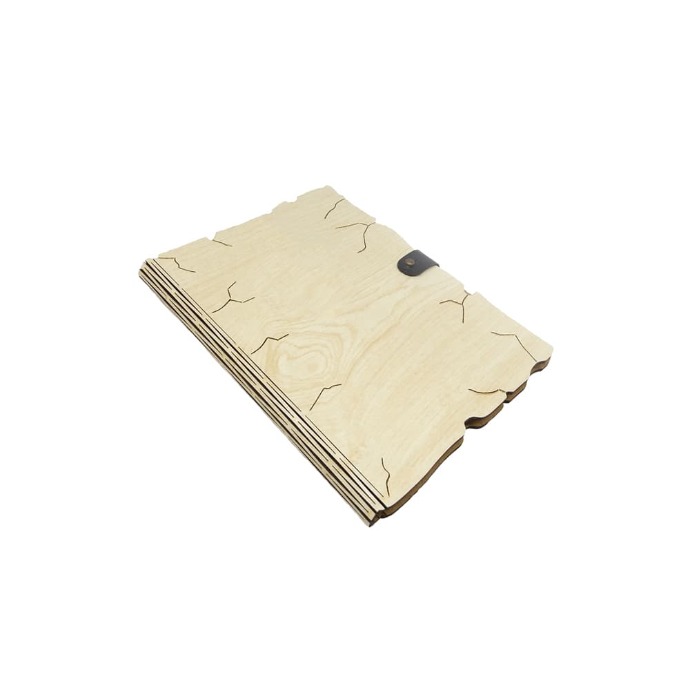 Ahşap Mdf Kapaklı Spiralli Kraft Yapraklı Defter Ahşap Mdf Kapaklı Spiralli Kraft Yapraklı Defter