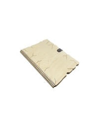 Ahşap Mdf Kapaklı Spiralli Kraft Yapraklı Defter Ahşap Mdf Kapaklı Spiralli Kraft Yapraklı Defter