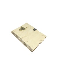Ahşap Mdf Kapaklı Tuğra Desenli Spiralli Kraft Yapraklı Defter Ahşap Mdf Kapaklı Tuğra Desenli Spiralli Kraft Yapraklı Defter