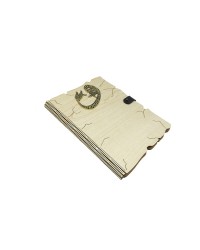 Ahşap Mdf Kapaklı Vav Desenli Spiralli Kraft Yapraklı Defter Ahşap Mdf Kapaklı Vav Desenli Spiralli Kraft Yapraklı Defter