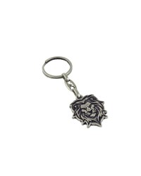 Eskitme Görünümlü Aslan Kafası Metal Anahtarlık 1 Adet