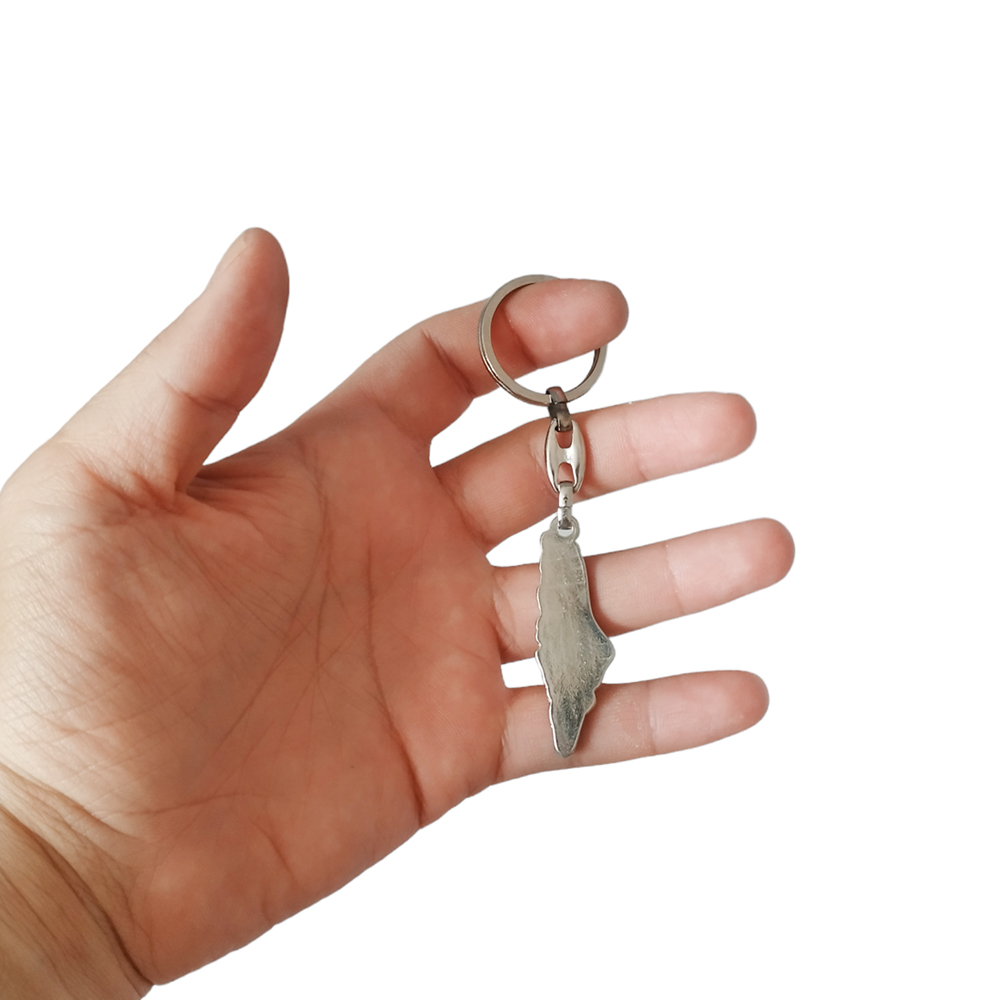 Filistin Haritası Metal Anahtarlık 1 Adet