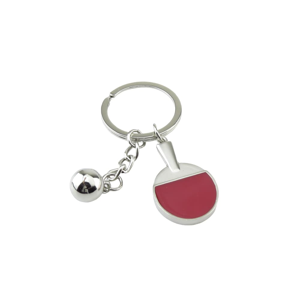 Masa Tenisi Pin Pon Topu ve Raket Tasarımında Metal Anahtarlık 1 Adet Masa Tenisi Pin Pon Topu ve Raket Tasarımında Metal Anahtarlık 1 Adet