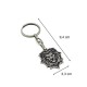 Eskitme Görünümlü Aslan Kafası Metal Anahtarlık 1 Adet Eskitme Görünümlü Aslan Kafası Metal Anahtarlık 1 Adet