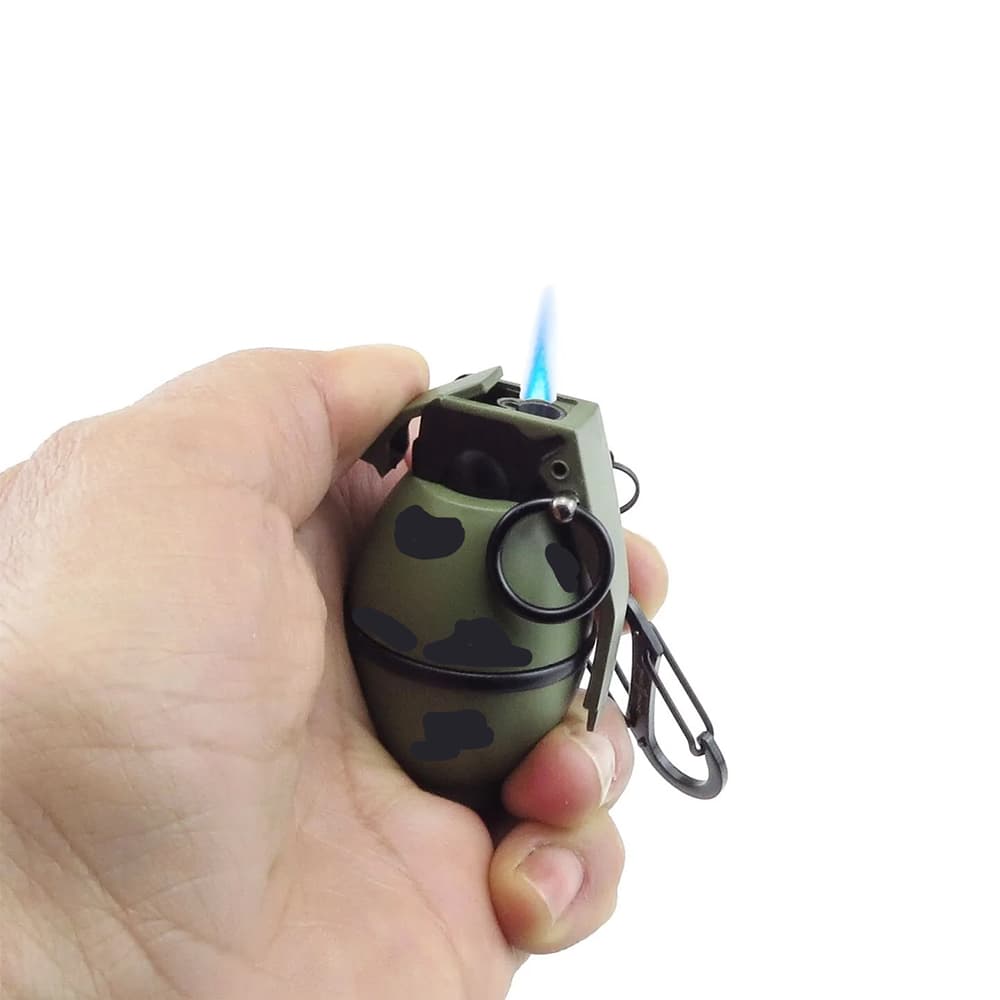 El Bombası Şeklinde Metal Gazlı Çakmak Küçük Boy  1 Adet