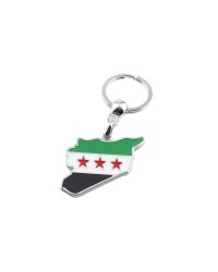 Yeni Suriye Bayrak Görselli Suriye Haritası Anahtarlık 1 Adet Yeni Suriye Bayrak Görselli Suriye Haritası Anahtarlık 1 Adet