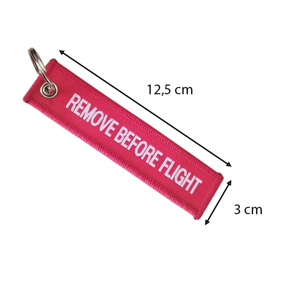 Remove Before Flight Yazılı Bez Anahtarlık 1 Adet
