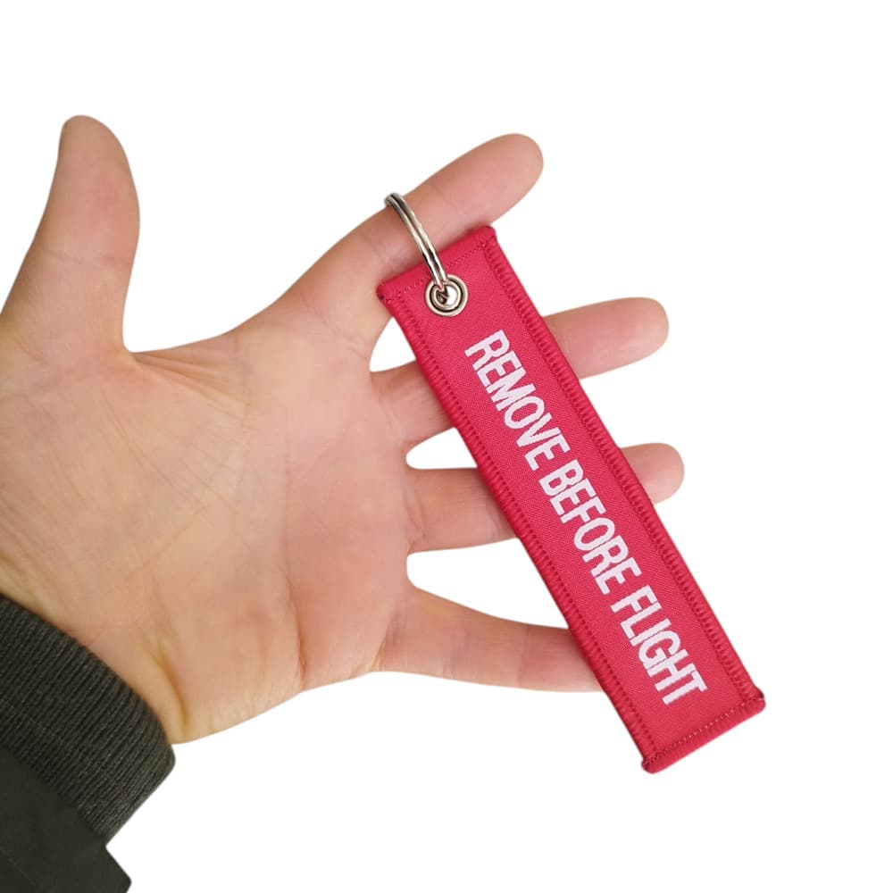 Remove Before Flight Yazılı Bez Anahtarlık 1 Adet