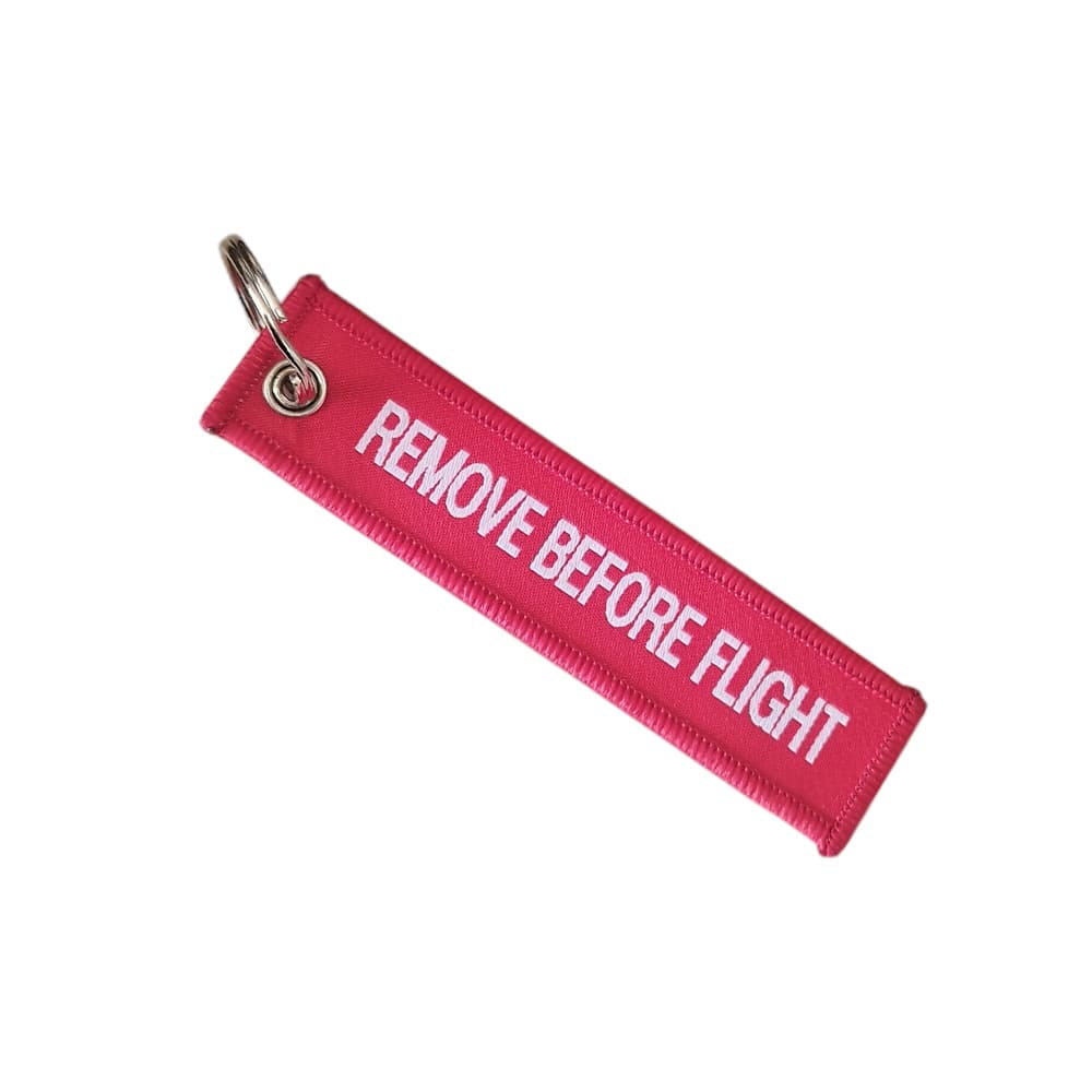 Remove Before Flight Yazılı Bez Anahtarlık 1 Adet Remove Before Flight Yazılı Bez Anahtarlık 1 Adet