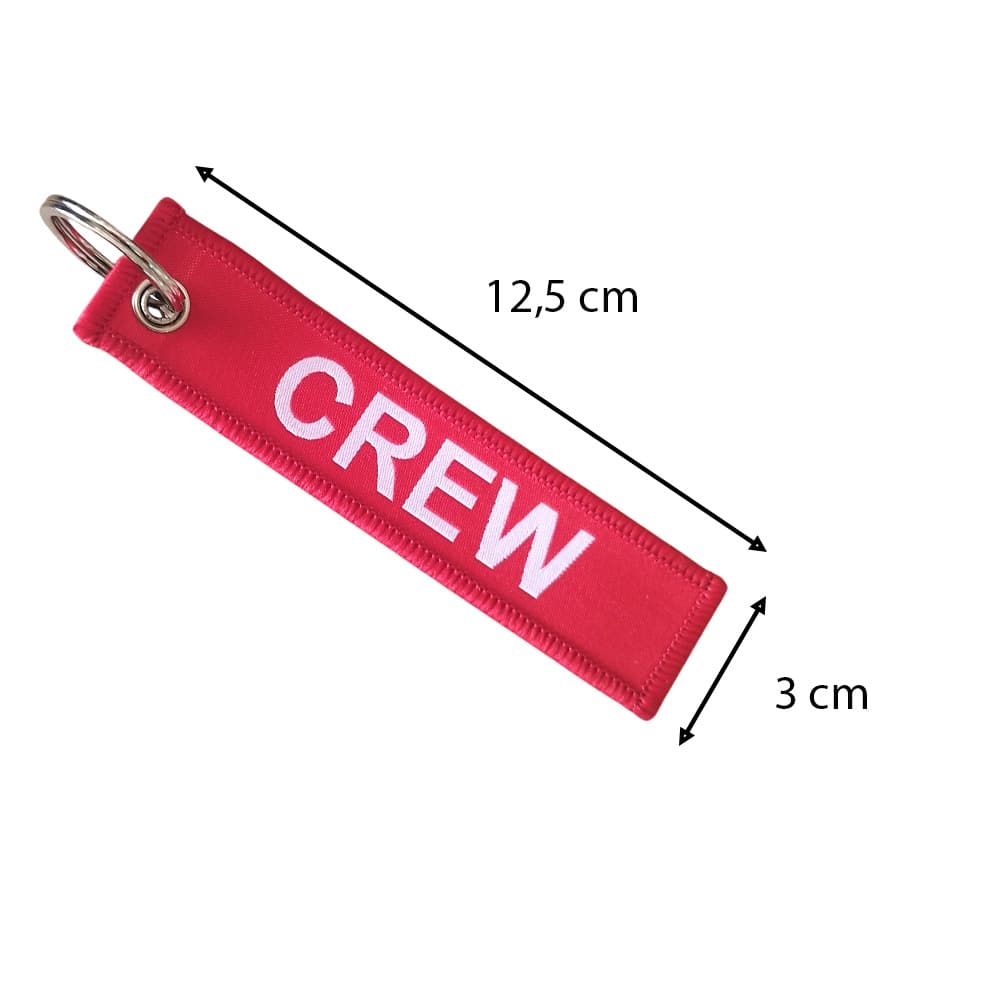 CREW Yazılı Bez Anahtarlık 1 Adet