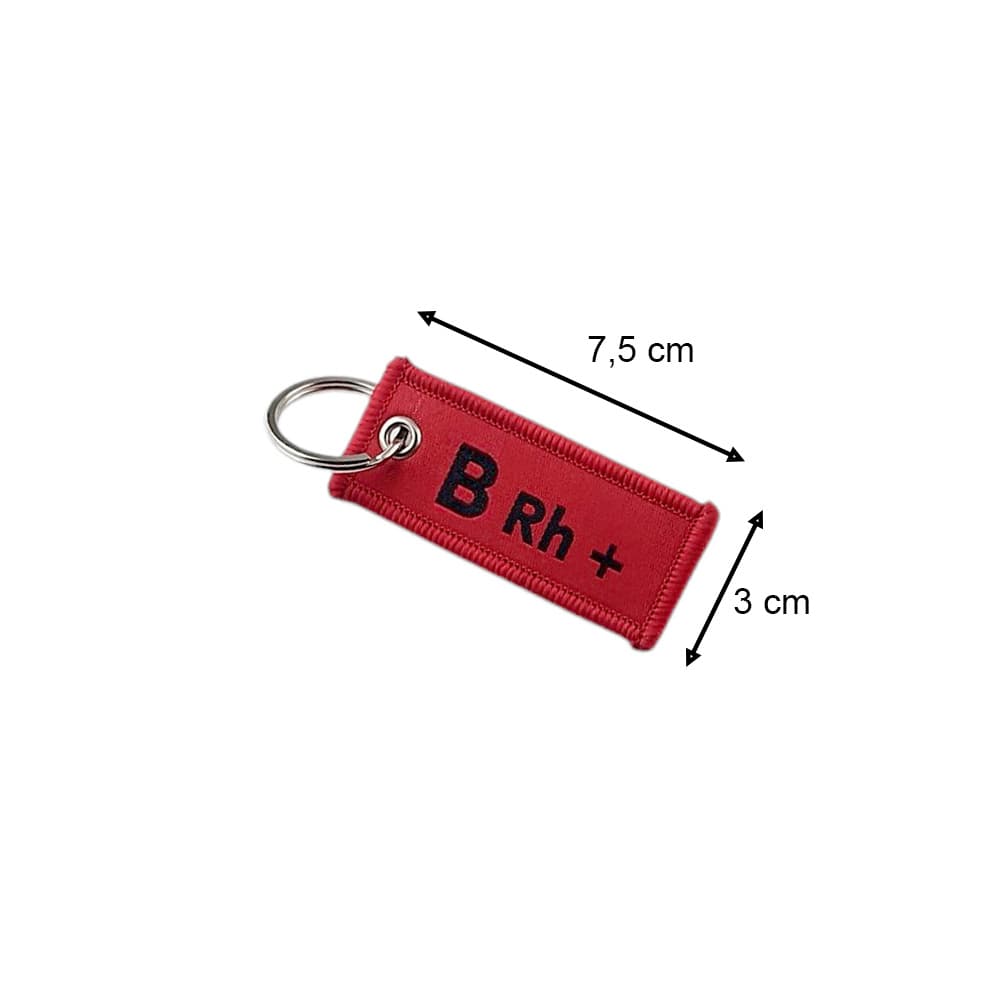 B Rh+ Kan Grubu Bez Anahtarlık 1 Adet B Rh+ Kan Grubu Bez Anahtarlık 1 Adet