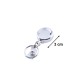 Yaka Kartı İçin Metal Gövdeli Metal İpli 3 Cm Yoyo Anahtarlık 1 Adet