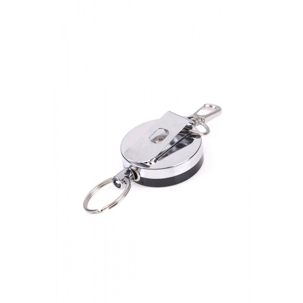 Anahtar Kancalı Metal İpli Yaka Kartı Için 4 Cm Yoyo Anahtarlık 1 Adet