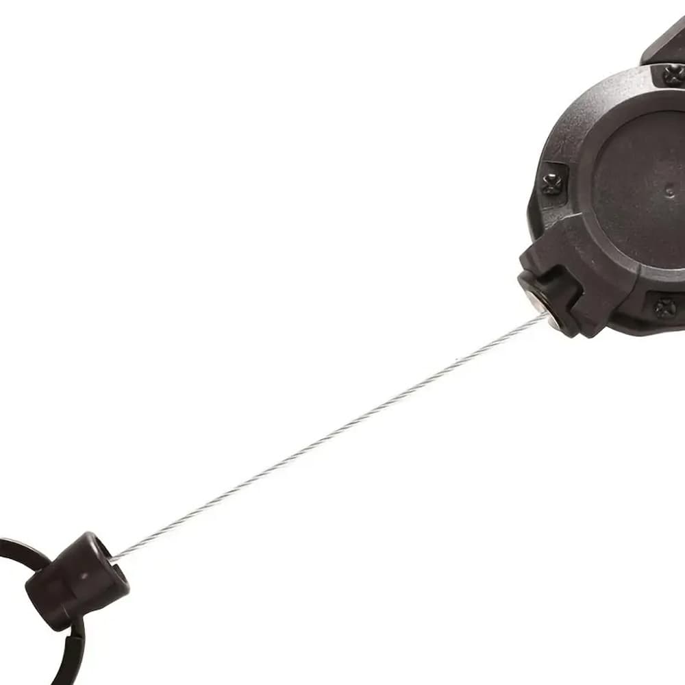 Plastik Gövdeli Büyük Boy Metal İpli Yaka Kartı İçin yoyo Anahtarlık 1 Adet