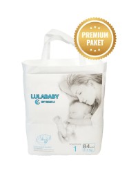 Lula Baby Premium Fırsat Paketi Bebek Bezi 1 Numara Yenidoğan 1 Paket 84 Adet Lula Baby Premium Fırsat Paketi Bebek Bezi 1 Numara Yenidoğan 1 Paket 84 Adet