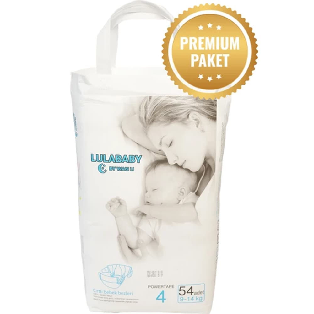 Lula Baby Premium Fırsat Paketi 4 Numara Bebek Bezi 1 Paket 54 Adet Lula Baby Premium Fırsat Paketi 4 Numara Bebek Bezi 1 Paket 54 Adet