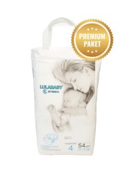 Lula Baby Premium Fırsat Paketi 4 Numara Bebek Bezi 1 Paket 54 Adet Lula Baby Premium Fırsat Paketi 4 Numara Bebek Bezi 1 Paket 54 Adet