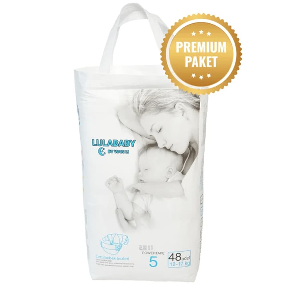 Lula Baby Premium Fırsat Paketi 5 Numara Bebek Bezi 1 Paket 48 Adet Lula Baby Premium Fırsat Paketi 5 Numara Bebek Bezi 1 Paket 48 Adet