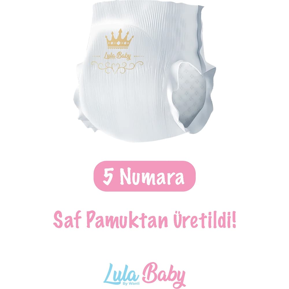 Lula Baby Premium Fırsat Paketi 5 Numara Külot Bebek Bezi 1 Paket 48 Adet