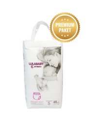 Lula Baby Premium Fırsat Paketi 5 Numara Külot Bebek Bezi 1 Paket 48 Adet Lula Baby Premium Fırsat Paketi 5 Numara Külot Bebek Bezi 1 Paket 48 Adet