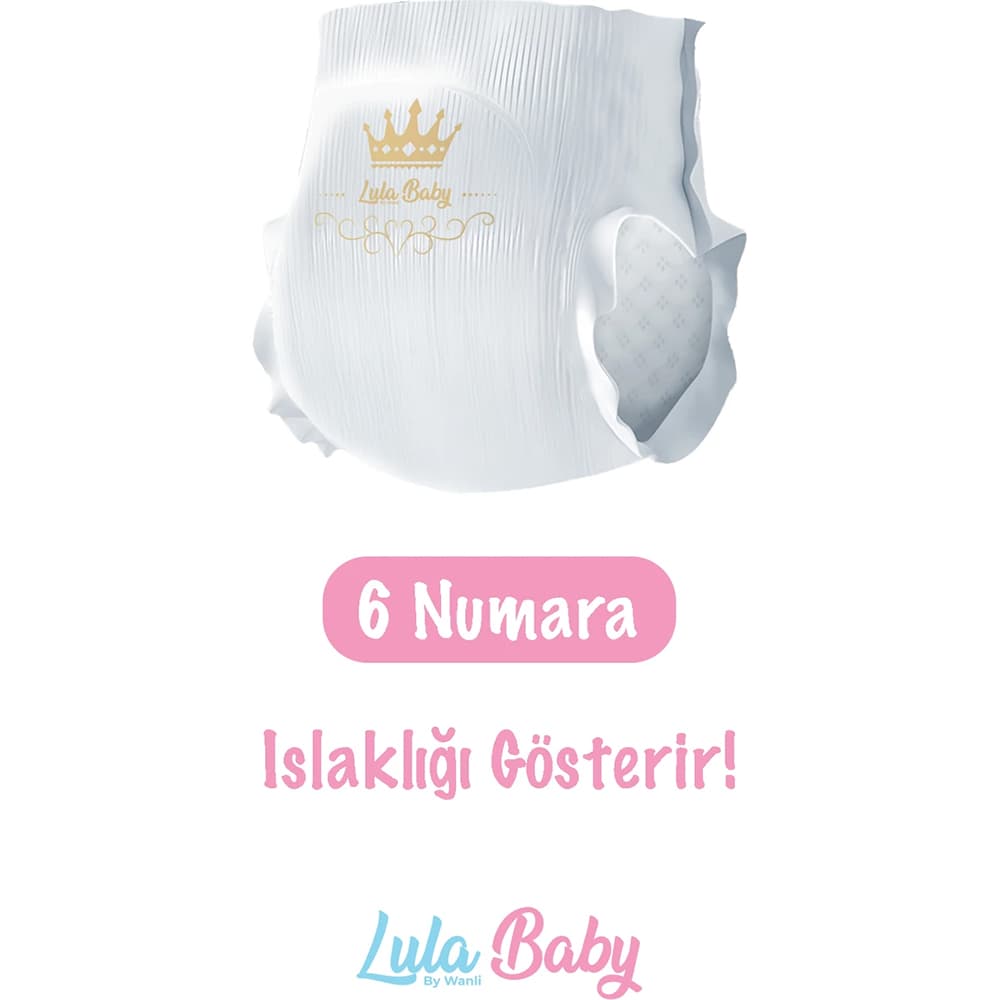 Lula Baby Premium Fırsat Paketi 6 Numara Külot Bebek Bezi 1 Paket 44 Adet