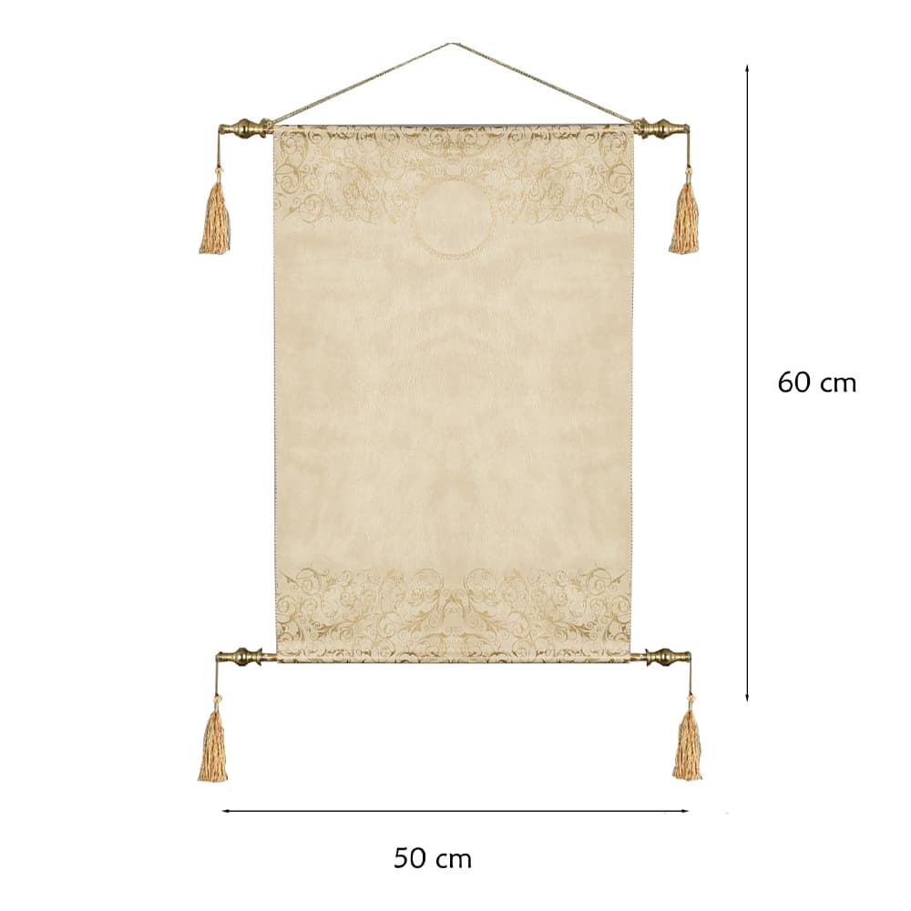 Dekoratif 50x60 cm Boş Yazısız Suni Deri Ferman 1 Adet