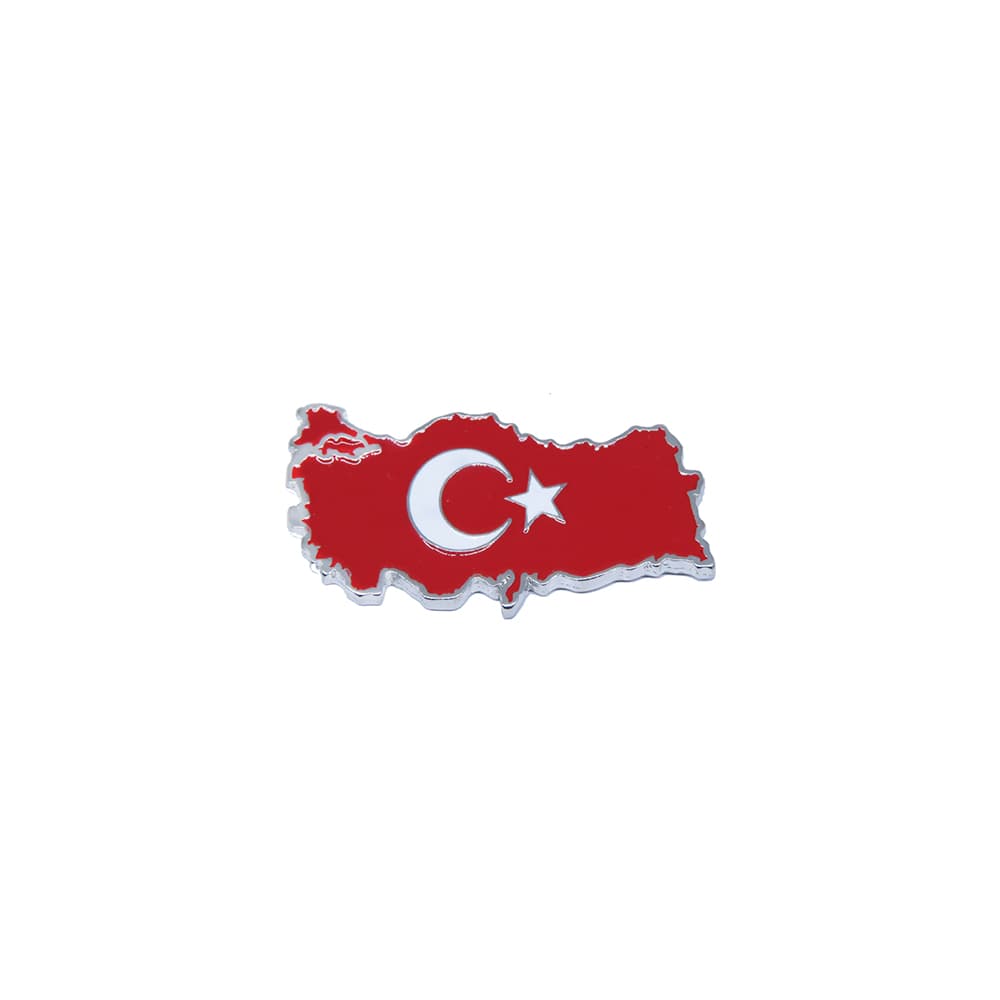 Türkiye Haritası Tasarımlı Ay-Yıldızlı Metal Buzdolabı Magneti 1 Adet Türkiye Haritası Tasarımlı Ay-Yıldızlı Metal Buzdolabı Magneti 1 Adet