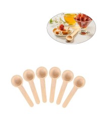 Ahşap Mini Baharat Kaşığı 6lı Ahşap Mini Baharat Kaşığı 6lı