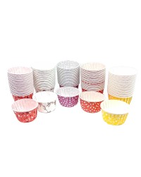 Yayılma Yapmayan 100'lü Tek Kullanımlı Kağıt Muffin Kek Kalıbı Yayılma Yapmayan 100'lü Tek Kullanımlı Kağıt Muffin Kek Kalıbı