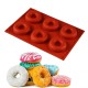 6 Gözlü Silikon Donut & Kek Kalıbı 1 Adet 6 Gözlü Silikon Donut & Kek Kalıbı 1 Adet