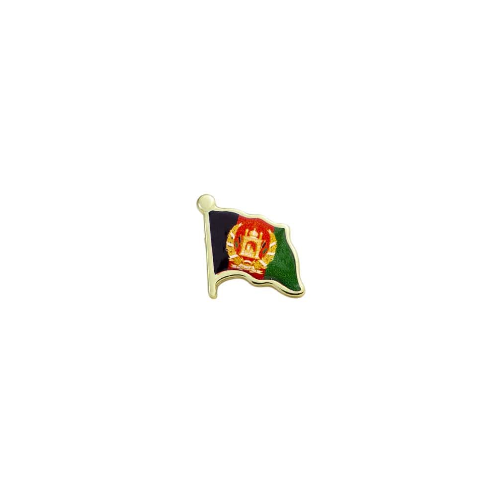 Afganistan Bayrağı Zamak Metal Yaka Rozeti 1 Adet Afganistan Bayrağı Zamak Metal Yaka Rozeti 1 Adet