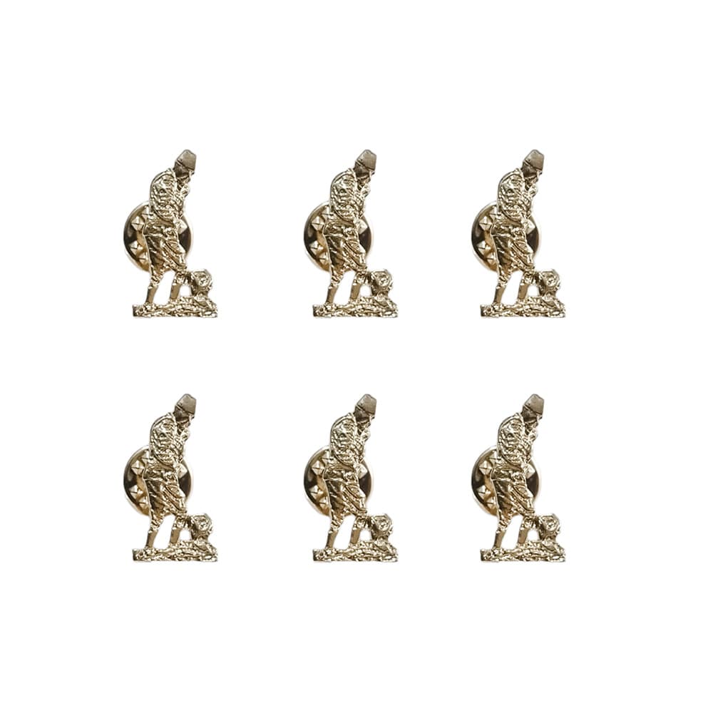 Atatürk Kocatepe Görselli Gold Renk Metal Yaka Rozeti 1 Paket 6'lı Atatürk Kocatepe Görselli Gold Renk Metal Yaka Rozeti 1 Paket 6'lı