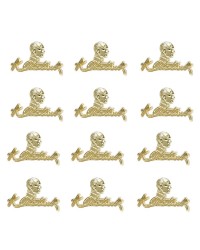 Atatürk Silüet İmza Tasarımlı Gold Renk Metal Yaka Rozeti 1 Paket 12'li Atatürk Silüet İmza Tasarımlı Gold Renk Metal Yaka Rozeti 1 Paket 12'li