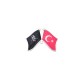 Atatürk ve Türk Bayrak Flamalı Metal Yaka Rozeti 1 Adet Atatürk ve Türk Bayrak Flamalı Metal Yaka Rozeti 1 Adet