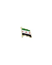 Damla Etiketli Suriye Bayrağı Zamak Metal Yaka Rozeti 1 Adet Damla Etiketli Suriye Bayrağı Zamak Metal Yaka Rozeti 1 Adet