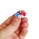Doğu Türkistan Filistin ve Türk Bayrak Flamalı Yaka Rozeti 1 Paket 12li