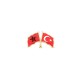 Fas Türkiye Flamalı Bayrak Yaka Rozeti 1 Adet Fas Türkiye Flamalı Bayrak Yaka Rozeti 1 Adet