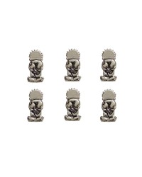 Hanzala Tasarımlı Krom Kaplama Metal Yaka Rozeti 1 Paket 6 lı Hanzala Tasarımlı Krom Kaplama Metal Yaka Rozeti 1 Paket 6 lı