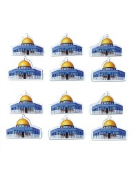 Metal Üzeri Damla Etiket Mescid-i Aksa Görselli Yaka Rozeti 1 Paket 12li Metal Üzeri Damla Etiket Mescid-i Aksa Görselli Yaka Rozeti 1 Paket 12li