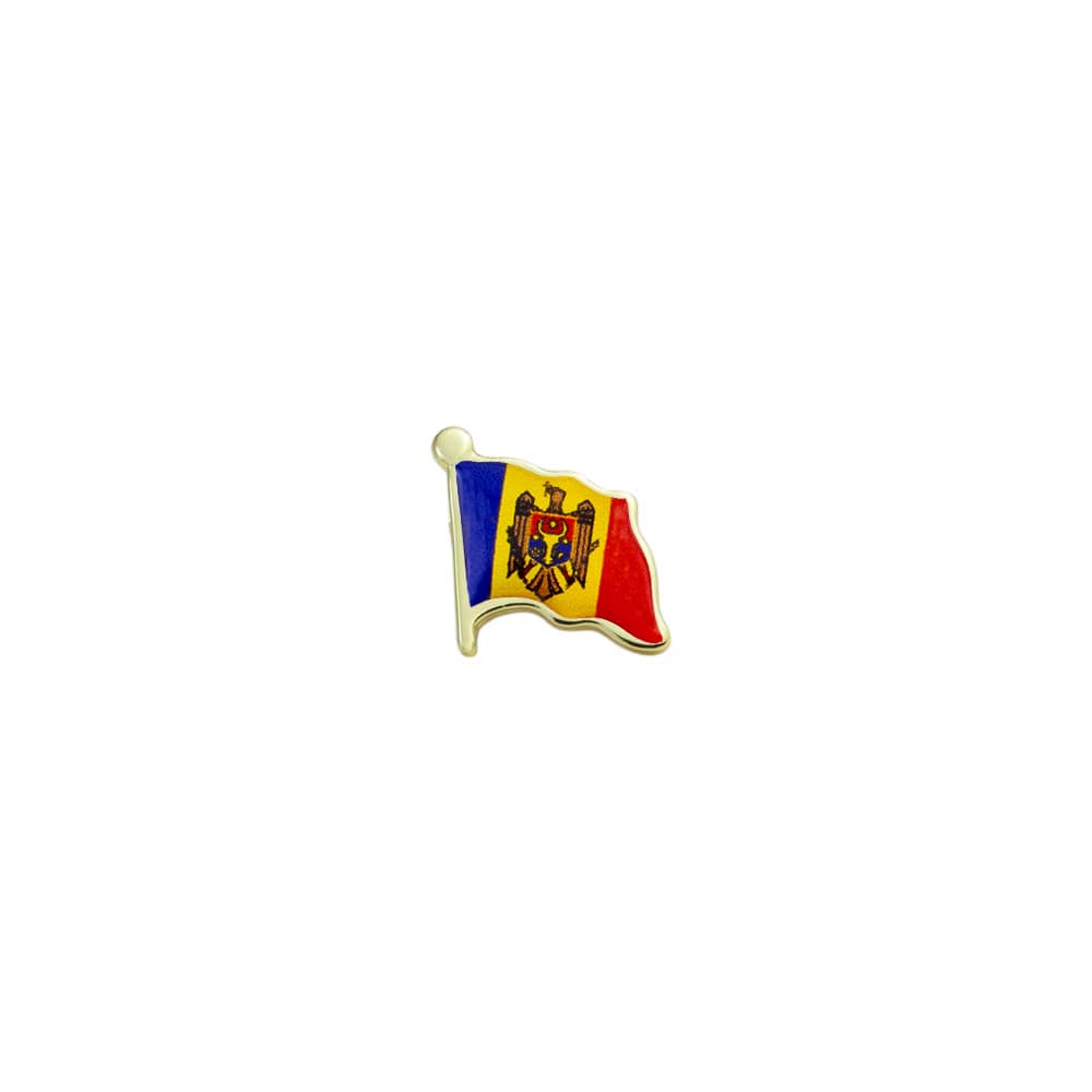 Moldova Bayrağı Zamak Metal Yaka Rozeti 1 Adet Moldova Bayrağı Zamak Metal Yaka Rozeti 1 Adet