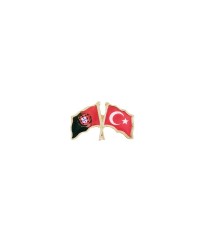 Portekiz Türkiye Flamalı Bayrak Yaka Rozeti 1 Adet Portekiz Türkiye Flamalı Bayrak Yaka Rozeti 1 Adet