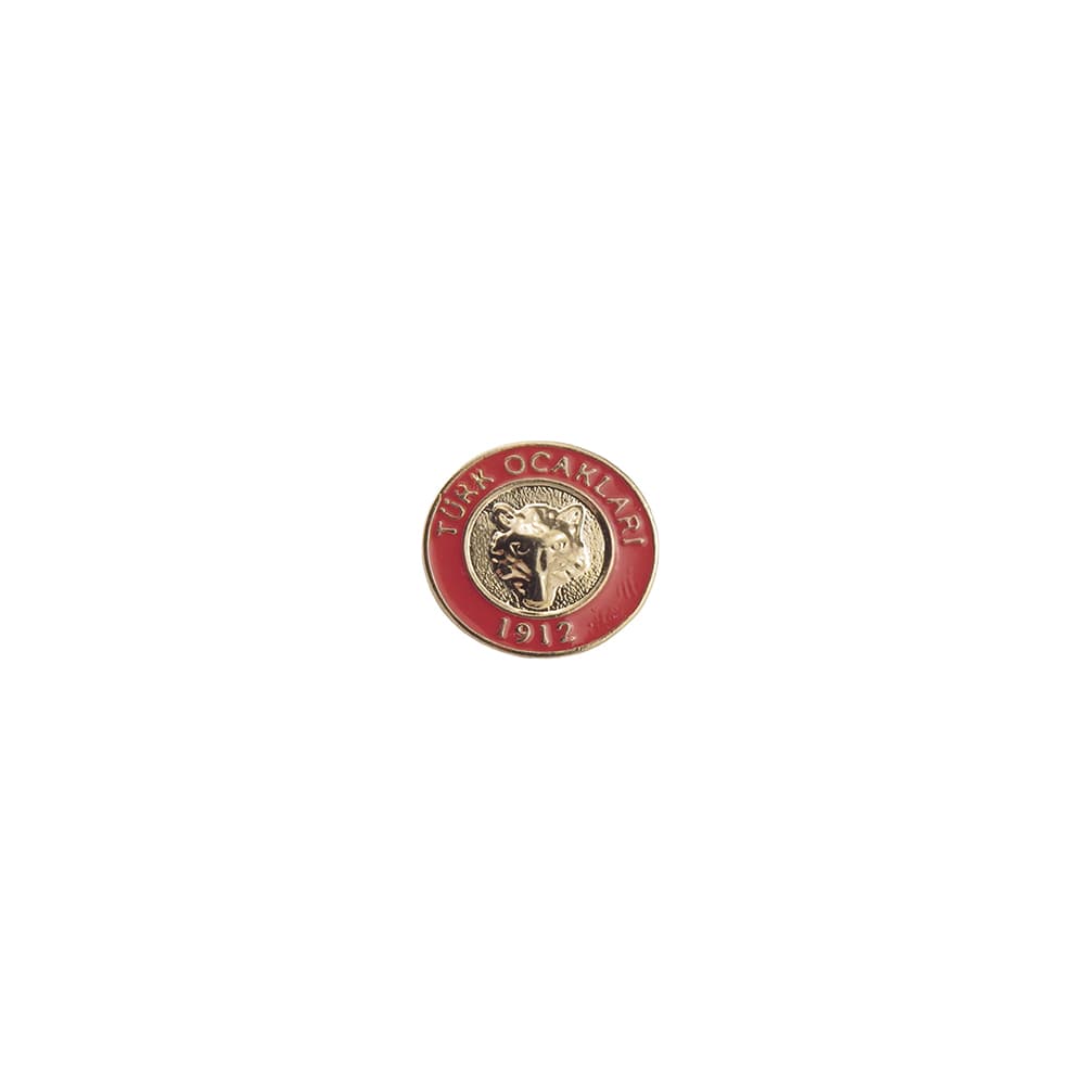 Türk Ocakları 1912 Metal Yaka Rozeti 1 Adet Türk Ocakları 1912 Metal Yaka Rozeti 1 Adet