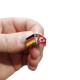 Almanya Türkiye Flamalı Metal Yaka Rozeti 1 Paket 12 li