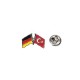 Almanya Türkiye Flamalı Metal Yaka Rozeti 1 Paket 12 li