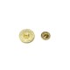 İl Genel Meclis Üyesi Yazılı Gold Renk Metal Yaka Rozeti 1 Paket 12li