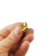 Lale Modeli Gold Renk Metal Yaka Rozeti 1 Adet