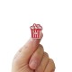 Popcorn Patlamış Mısır Kırmızı Kova Tasarımlı Metal Yaka Rozeti 1 Adet Popcorn Patlamış Mısır Kırmızı Kova Tasarımlı Metal Yaka Rozeti 1 Adet