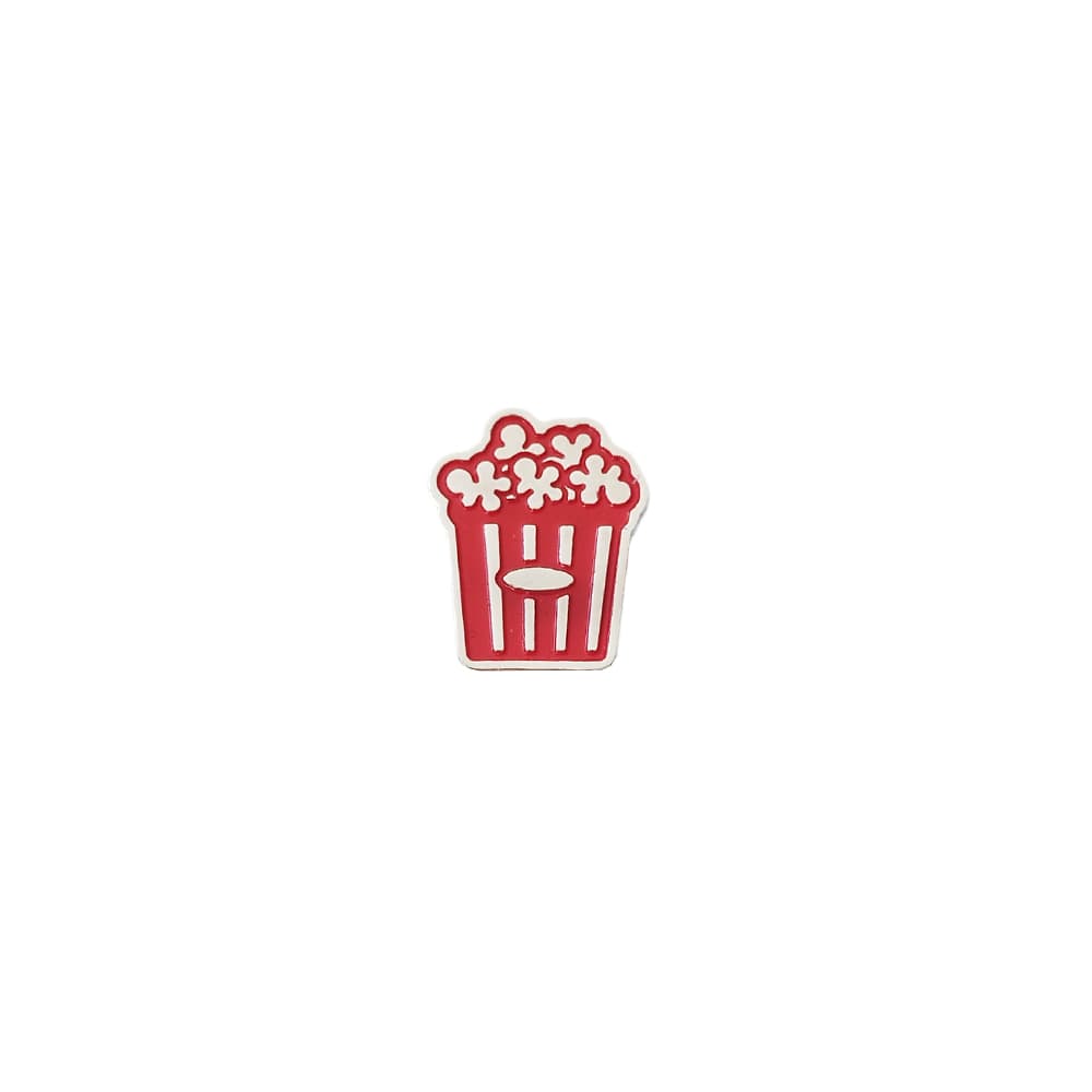 Popcorn Patlamış Mısır Kırmızı Kova Tasarımlı Metal Yaka Rozeti 1 Adet Popcorn Patlamış Mısır Kırmızı Kova Tasarımlı Metal Yaka Rozeti 1 Adet
