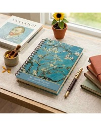 Van Gogh Çiçek Açan Badem Ağacı Sert Kapak Spiralli Haftalık Planlayıcı Defter Van Gogh Çiçek Açan Badem Ağacı Sert Kapak Spiralli Haftalık Planlayıcı Defter